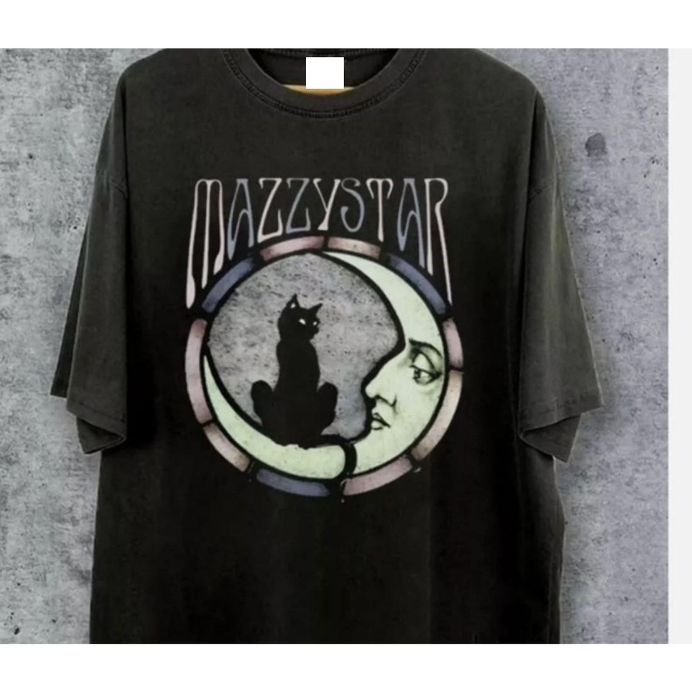 Mazzy Star Cat Shirt, 90s Alternative Rock